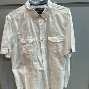 Johnston & Murphy Woven Short Sleeve Shirt